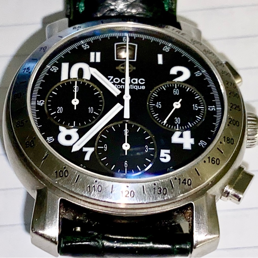 Very well maintained 20 year old Zodiac Calame. Dubois-Depraz Swiss Made.